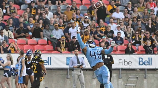 Toronto Argonauts CB Qwan'tez Stiggers.